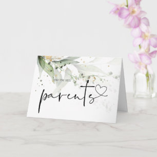 Pregnancy Baby Reveal Gift for Grandparents Green Card