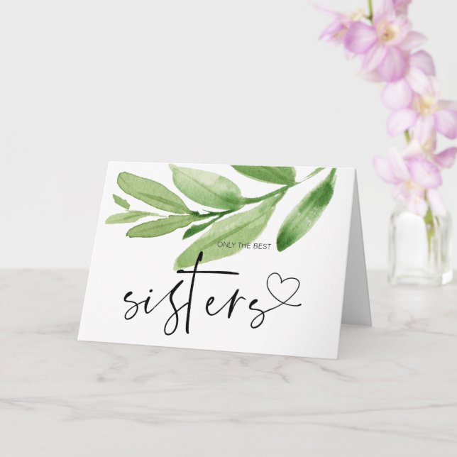 Pregnancy Baby Reveal Gift For My Sister New Aunty Card (Orchid)