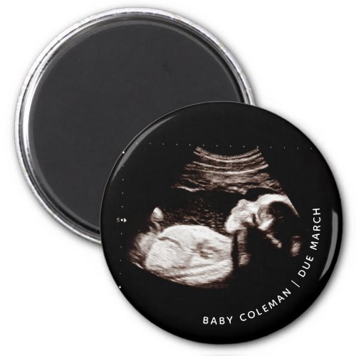 Pregnancy Baby Sonogram Ultrasound Photo Magnet