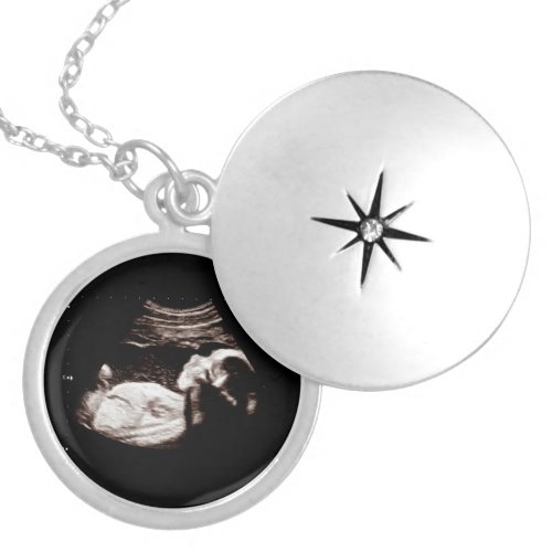 Pregnancy Baby Ultrasound Coming Soon Necklace