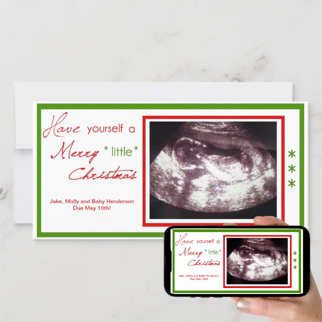 Ultrasound Christmas Card 