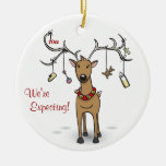 Pregnancy Christmas Ornament - Reindeer Ultrasound at Zazzle