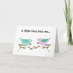 Pregnancy congratulations card