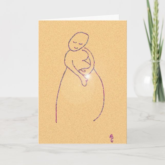 Pregnancy congratulations card (Front)