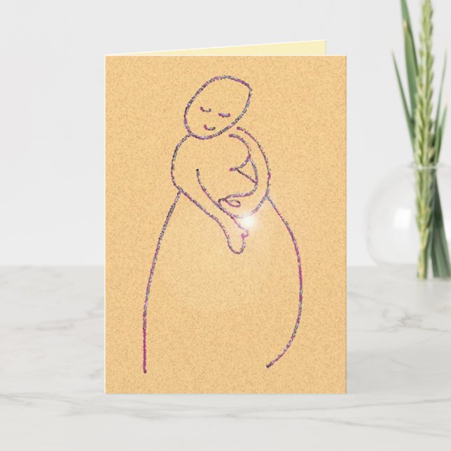 Pregnancy congratulations card (Front)