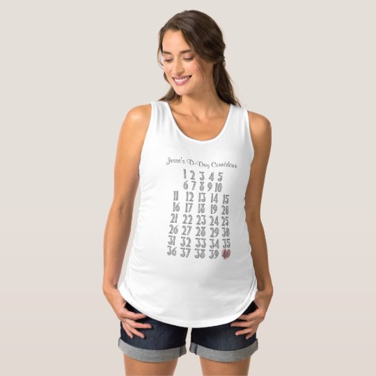 pregnancy countdown shirt