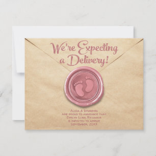 Pregnancy Flat Announcement Card