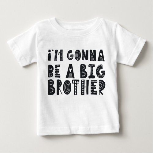 Pregnancy Im gonna be a piglet brother Baby T_Shirt