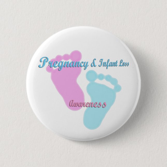 Pregnancy & Infant Loss Awareness Button (Front)