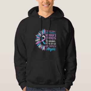 Pregnancy Infant Loss Awareness Strength Mommy of Hoodie
