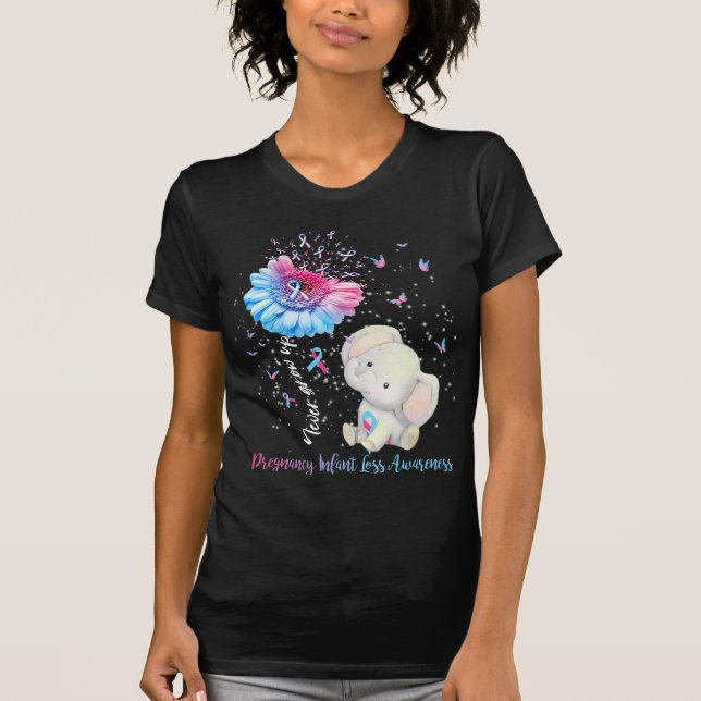 Pregnancy Infant Loss Awareness T-Shirt (Front)