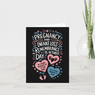Pregnancy Infant Loss Remembrance Day Memorial  Card