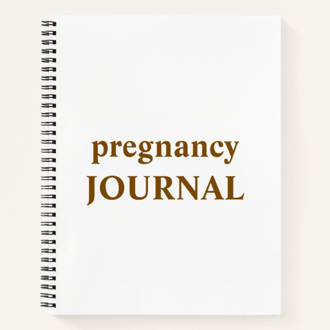 Pregnancy Journal Expecting Mom Gift | Pregnancy (Front)