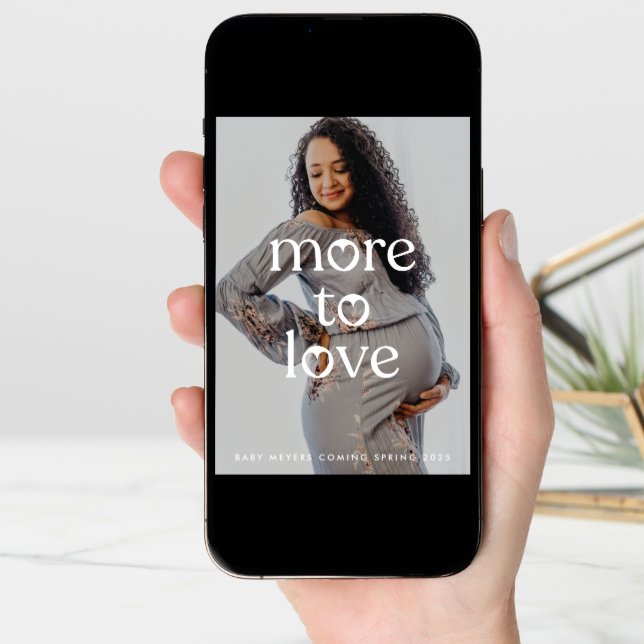 Pregnancy maternity Photo Announcement (Front Digital)