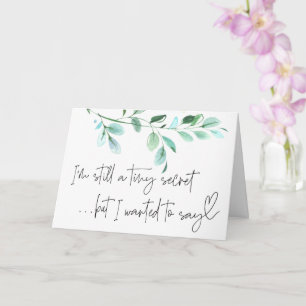 Pregnancy New Baby Reveal For Family and Friends C Card