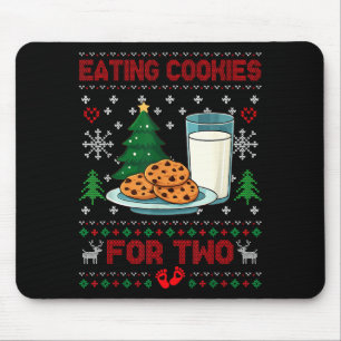 Pregnancy New Mom Baby Pregnant Christmas Couples Mouse Pad