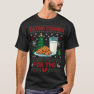 Pregnancy New Mom Baby Pregnant Christmas Couples T-Shirt