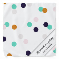 Pregnancy New Parents Announcement Dog Bandana