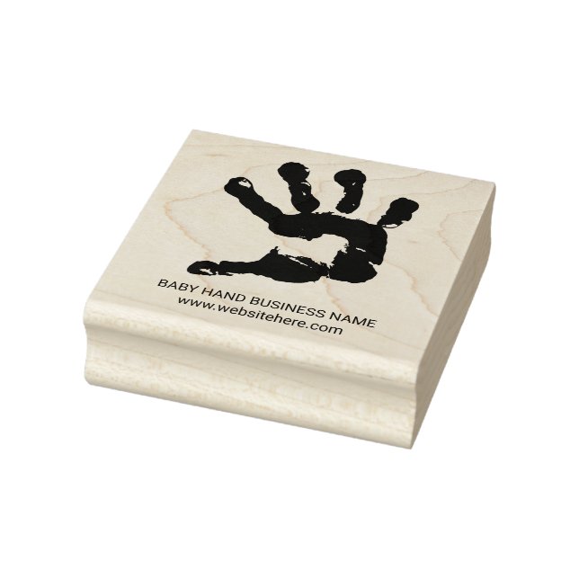 Pregnancy Newborn Baby Hand Rubber Stamp (Stamp)