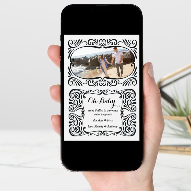 Pregnancy Photo Announcement (Front Digital)