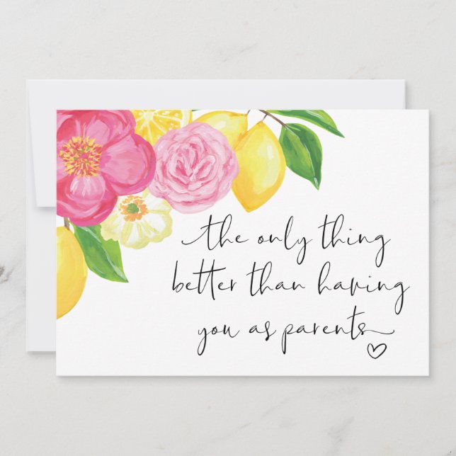 Pregnancy Reveal Grandparent Surprise I'm Pregnant Card (Front)