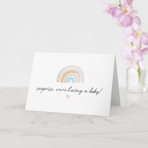 Pregnancy Reveal Grandparents to Be Im Pregnant Card