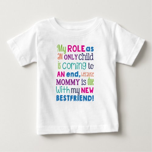 Pregnancy Reveal_New Baby Big SisterBrother Shirt