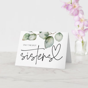 Pregnancy Reveal Sister Aunt to Be I'm Pregnant Card