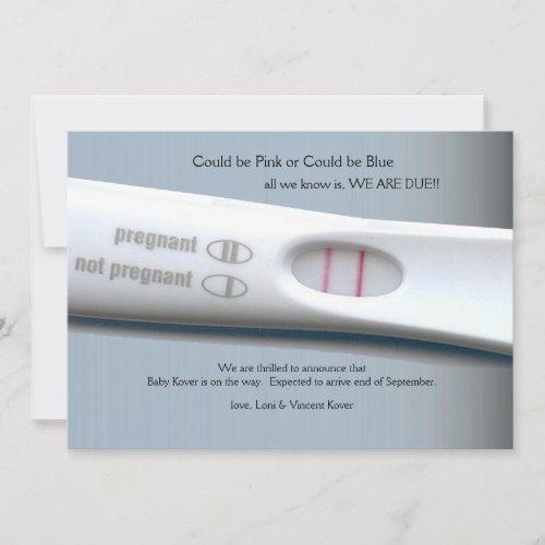 Pregnancy Stick Pregnancy Announcement