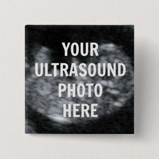 Pregnancy Ultrasound Keepsake Pinback Button
