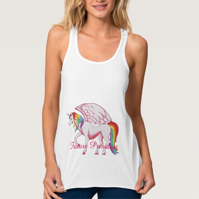 Pregnancy-unicorn tank-top tank top (Front)