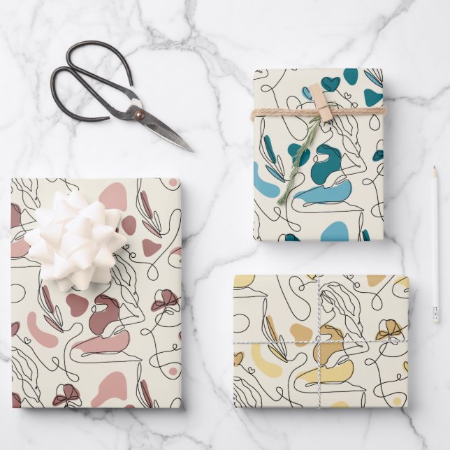 Pregnancy Wrapping Paper Sheets (Front)