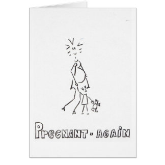 pregnant again cards