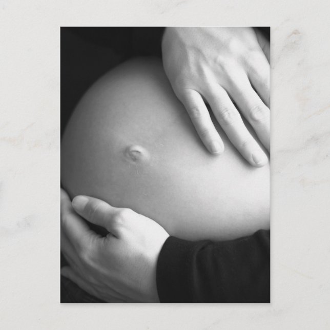 Pregnant Announcement Postcard (Front)