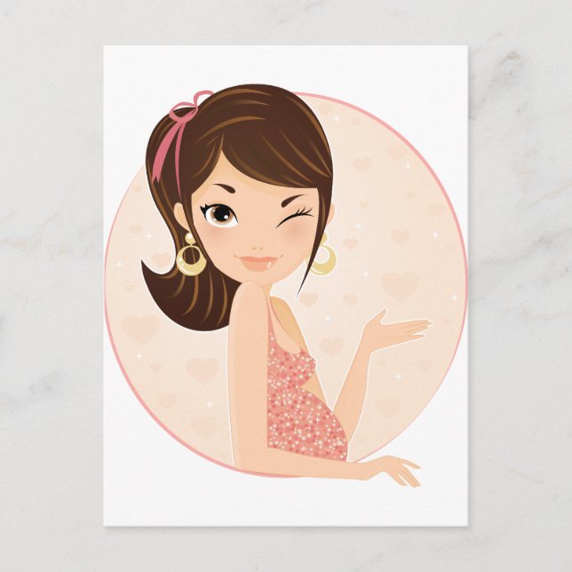 Pregnant Announcement Postcard (Front)