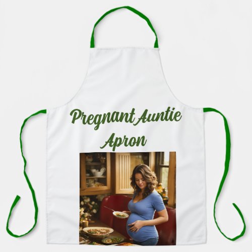 Pregnant Auntie Apron