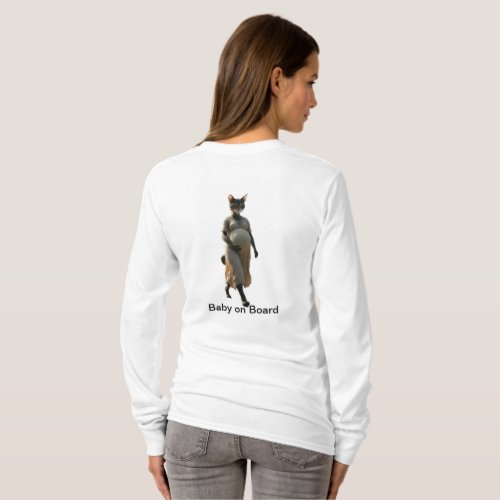 Pregnant Cat T_Shirt