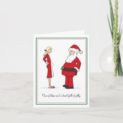 Pregnant Christmas Cards _ BLONDE Bowl of Jelly