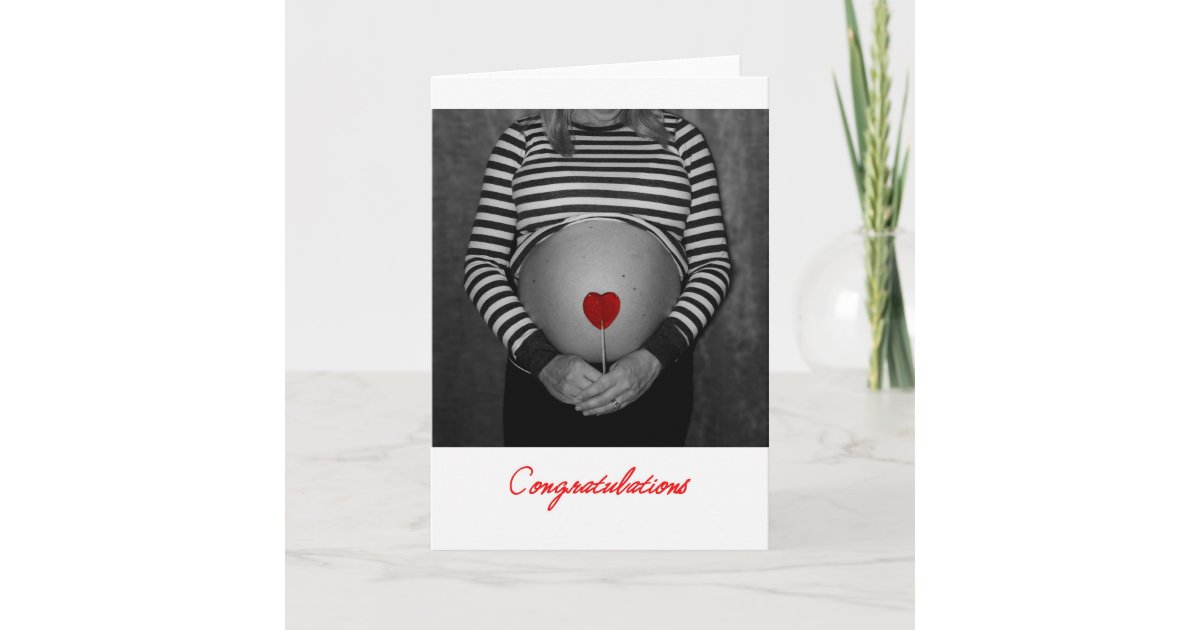 Pregnant, Congratulations! Card | Zazzle