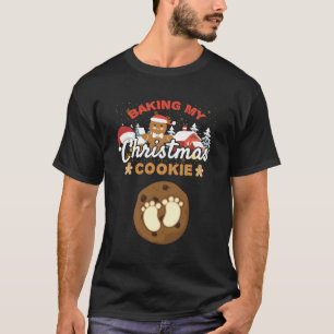 Pregnant Cookie New Mom Pregnancy Announcet T-Shirt