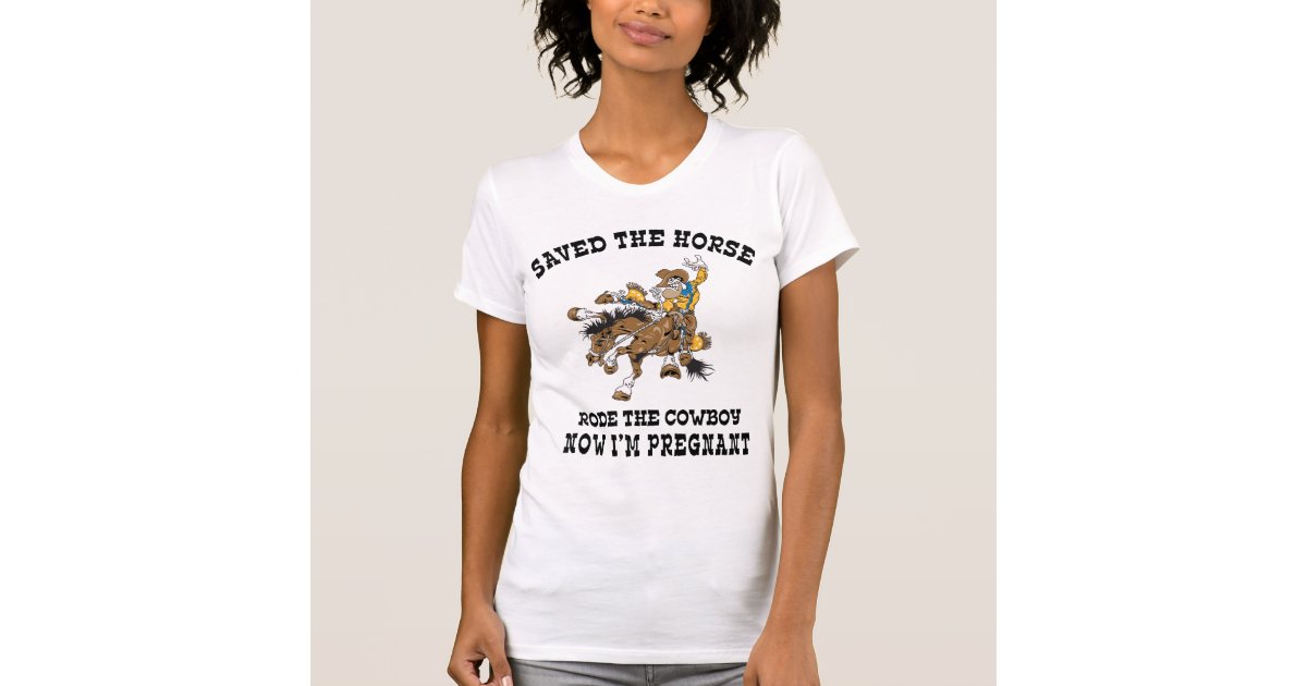 maternity cowboys shirt