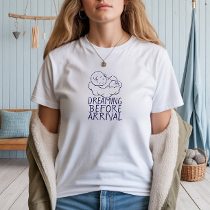 Pregnant First Mothers Day blue T-Shirt