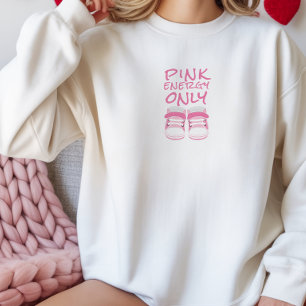 Pregnant First Mothers Day light pink baby shoes  Sweatshirt