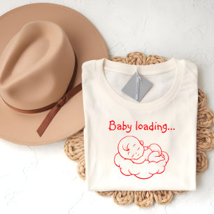 Pregnant First Mothers Day red T-Shirt