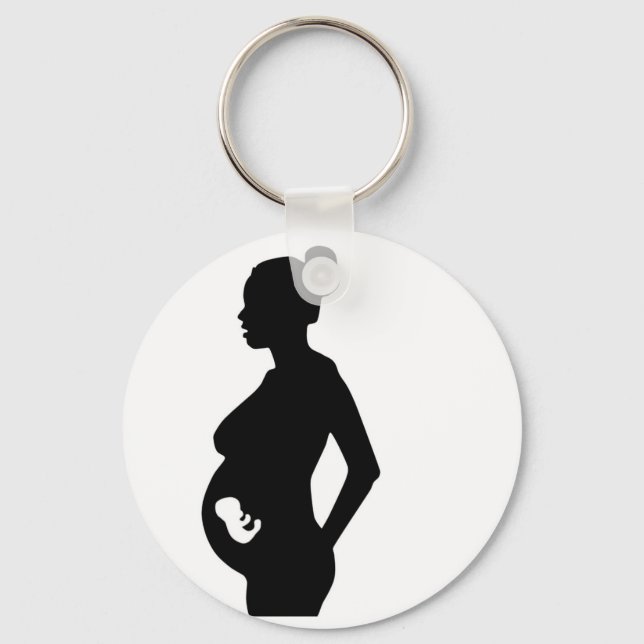 pregnant keychain (Front)