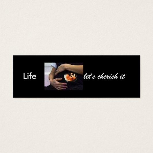Pregnant - life let's cherish it (Front)