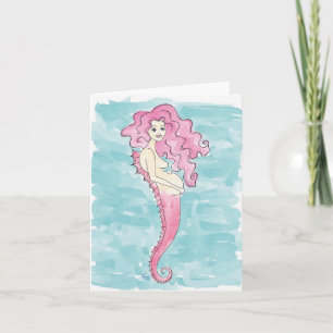 pregnant mermaid notecards