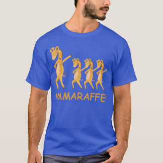 Pregnant mother triplets giraffe vintage T-Shirt