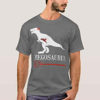 Pregnant Pregosaurus Dinosaur Re announcement Hall T-Shirt