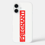 Pregnant Stamp iPhone 16 Case